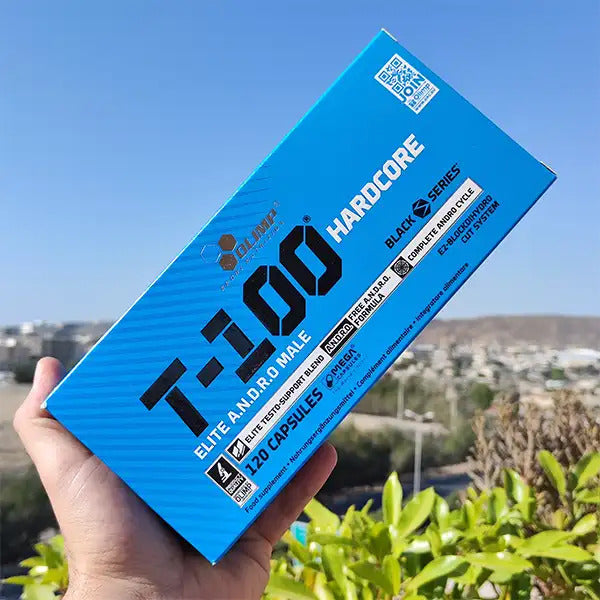 OLIMP T-100 GH HARDCORE Test Booster+Tribulus 120 caps