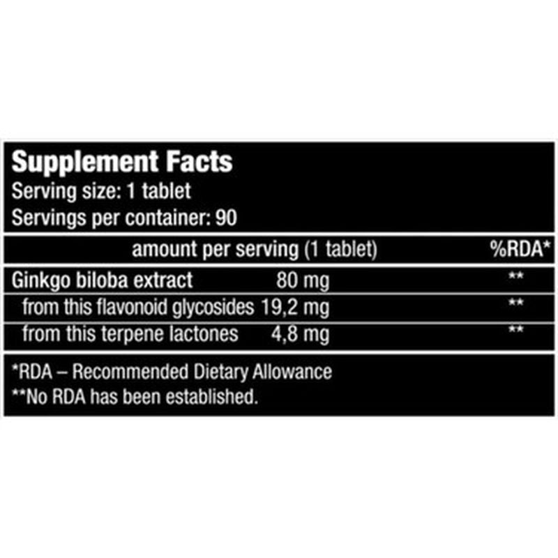 Bi̇otech Usa Ginkgo Biloba 90 Tablet