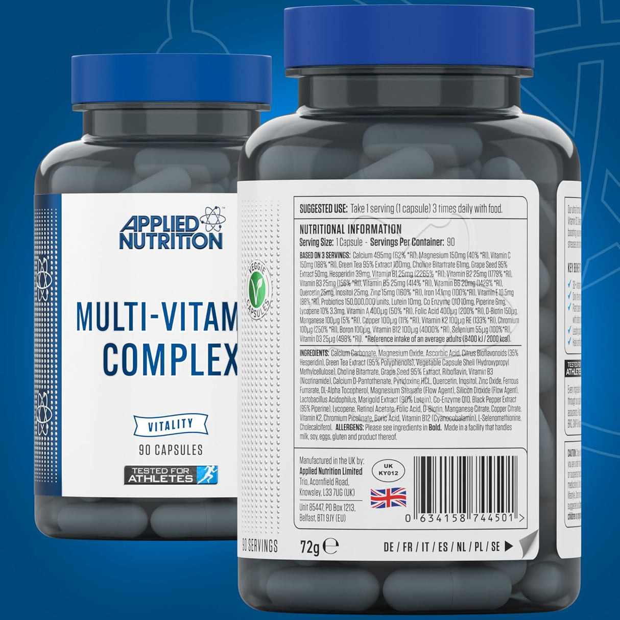 Applied Nutrition Multivitamin COMPLEX 90 Kapsül