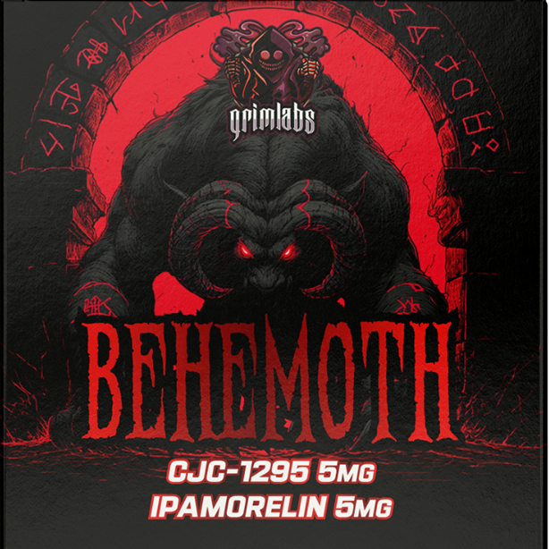 BEHEMOTH - CJC 1295 5mg, IPAMORELIN 5mg & BACTERIOSTATIC WATER
