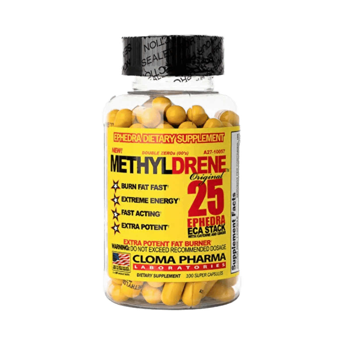 CLOMA PHARMA METHYLDRENE ECA STACK 100 CAPS