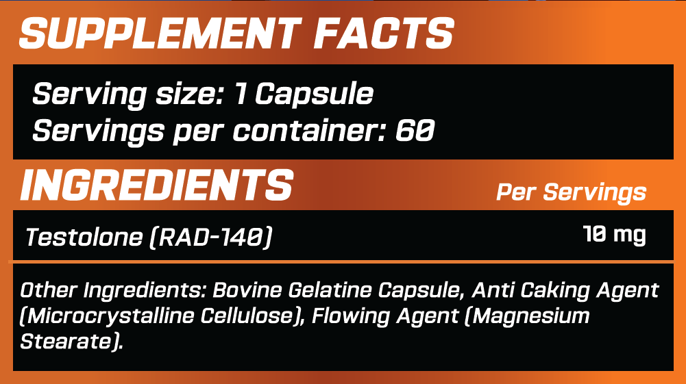 GRIMLABS RAD140 60 SERVINGS