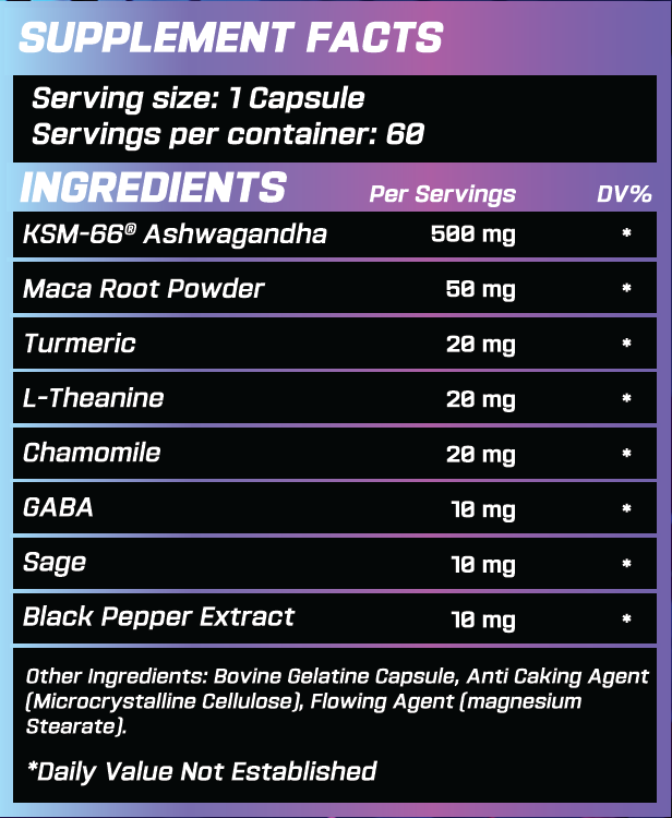 GRIMLABS ASHWAGANDHA 500mg 60 CAPS