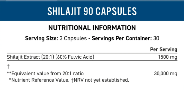Applied Nutrition Shilajit 90 caps