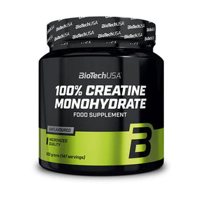 BIOTECH USA 100% Creatine(Kreatin) Monohydrate 500 gram - 147 SERVİS (Amerikan versiyon)