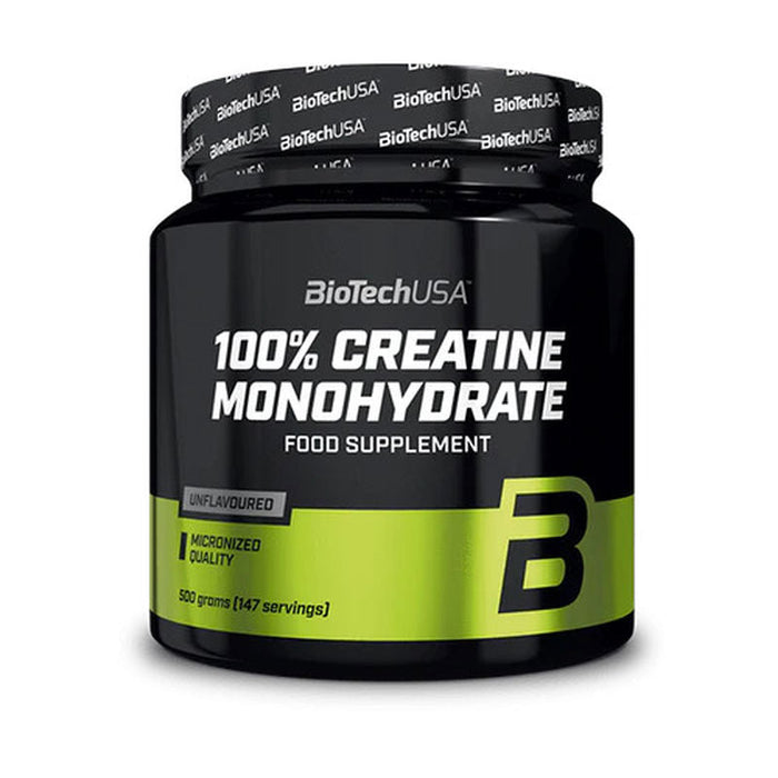 BIOTECH USA 100% Creatine(Kreatin) Monohydrate 500 gram - 147 SERVİS (Amerikan versiyon)