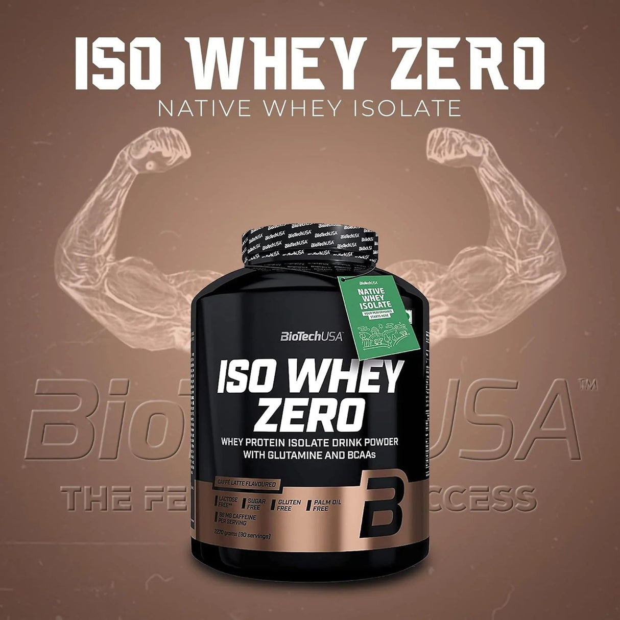 BioTechUSA Iso Whey Zero İzole Protein 1816g 72 Servis - LATTE
