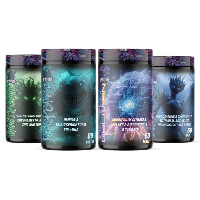 BONEFORGE + ROOTFORGE + OBLIVION + DEEPBITE 4'LÜ VİTAMİN SETİ