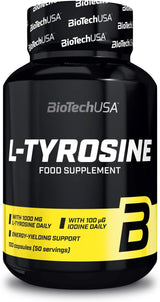 BiotechUSA L-Tyrosine L-Tirozin + İyot 500 mg 100 caps