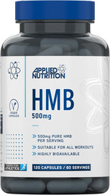 Applied Nutrition HMB 500mg Leucine Muscle Growth Repair 120 Caps