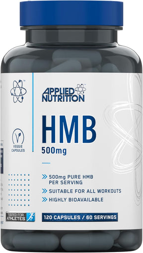 Applied Nutrition HMB 500mg Leucine Muscle Growth Repair 120 Caps
