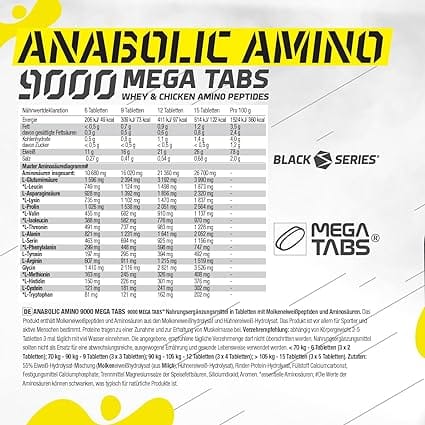 OLIMP Anabolic Amino Mega Tabs 9000 300 Tabs