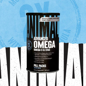 Animal Advanced Omega 3 Omega 6 with EPA, DHA, ALA, CLA, GLA for Heart, Brain, Joint, Skin, Eye, Metabolism, Immune Health - 30 Day Pack