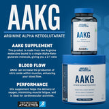 Applied Nutrition AAKG - L Arginine Alpha Ketoglutarate 3000mg Nitric Oxide Energy Boost Muscle Pump