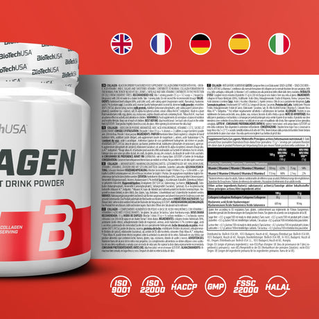 BioTech USA Collagen(Kolajen) Hyaluronic acid - 300 g