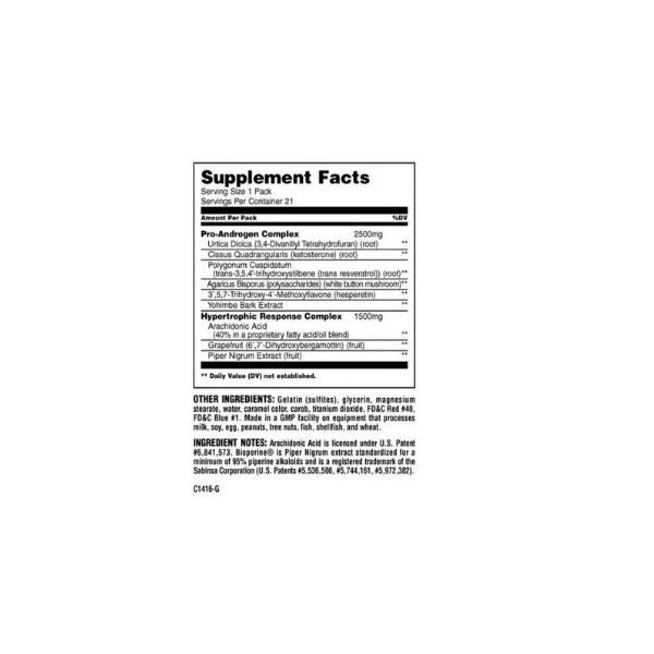 UNIVERSAL ANIMAL TEST 21 Paket USA VERSİYONU