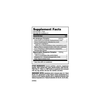 UNIVERSAL ANIMAL TEST 21 Paket USA VERSİYONU