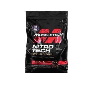 MUSCLETECH NITROTECH WHEY GOLD 3.63 Kg DOUBLE RICH CHOCOLATE FLAVOR