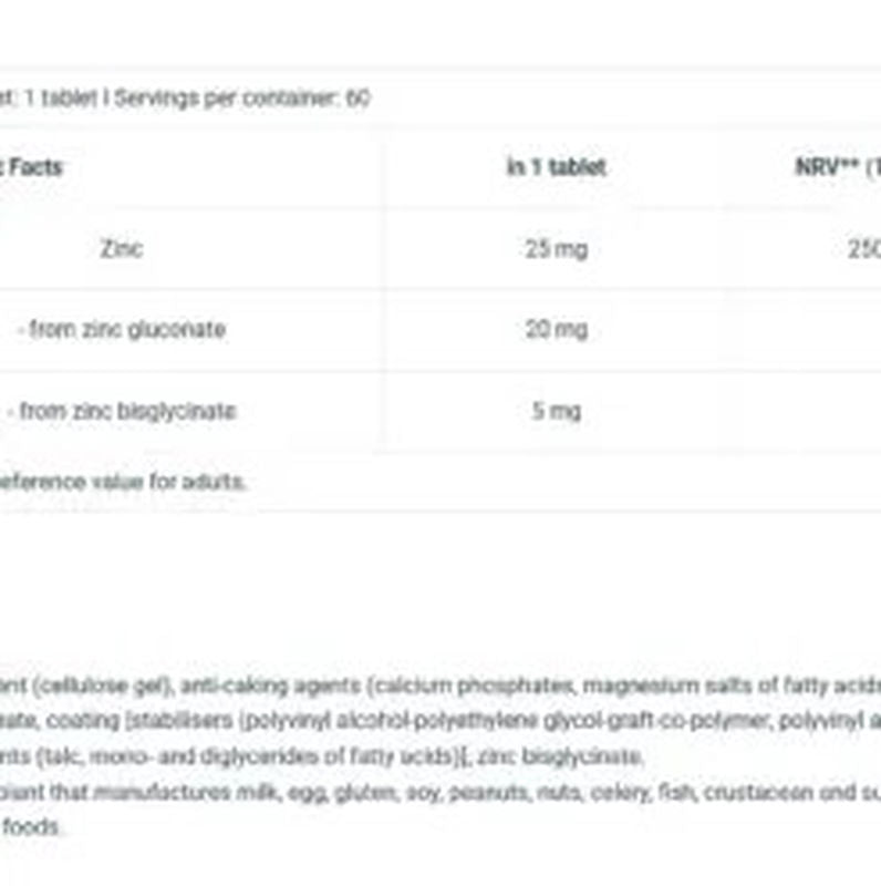 BIOTECH USA Zinc Duo - 60 tablet