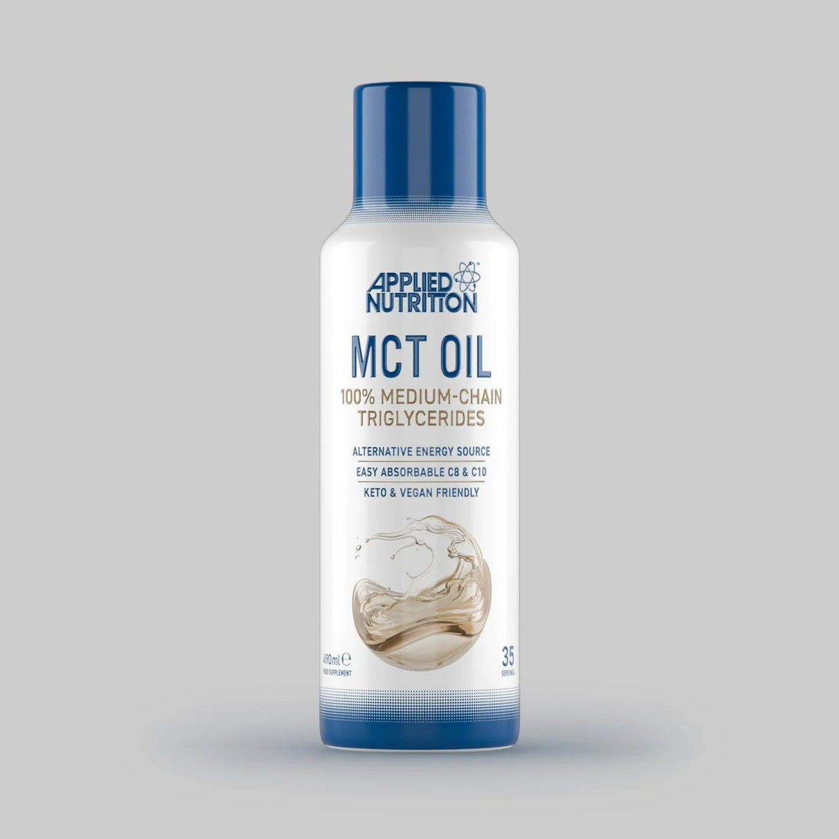 Applied Nutrition MCT Oil Keto C8-C10 490ml From Coconut Oil Keto & Low Carb Diet (35 Servings)