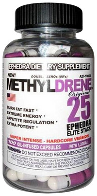 Cloma Pharma Methyldrene Elite stack Fat Burner 100 caps