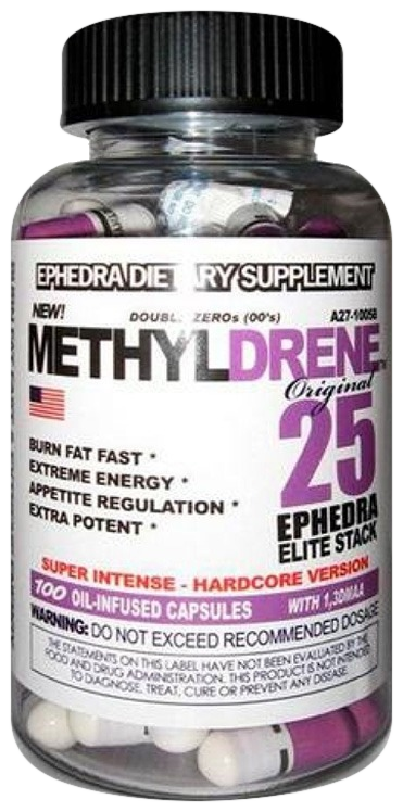 Cloma Pharma Methyldrene Elite stack Fat Burner 100 caps