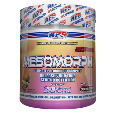 APS MESOMORPH ULTIMATE PRE-WORKOUT COMPLEX, SNOW CONE AROMA