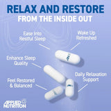 Applied Nutrition Sleep support Glycine , Theanine , Lion's mane 60 Caps