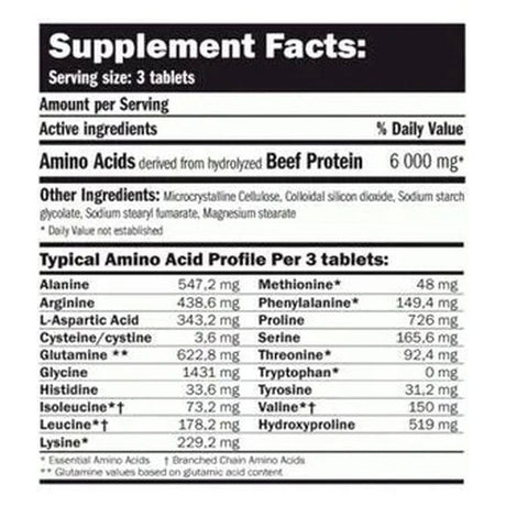 UNİVERSAL BEEF AMİNO 200 TABLET