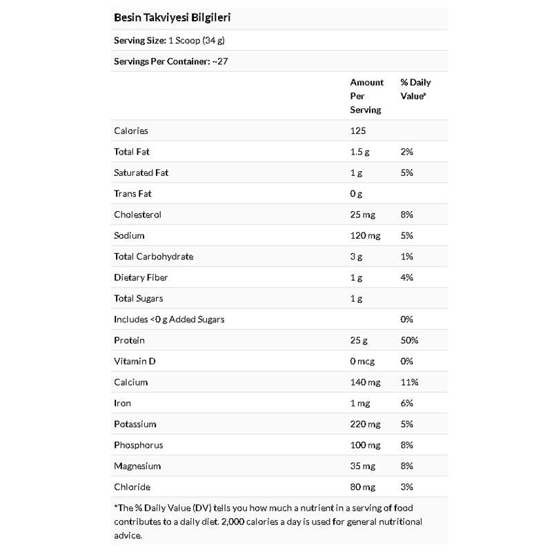 Universal Animal Whey Protein Powder 816 Gr 27 Servis