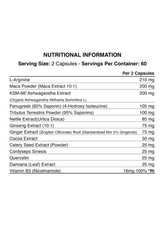Applied Nutrition Sex Bomb Ashwagandha 120 Caps - Erkeklere özel