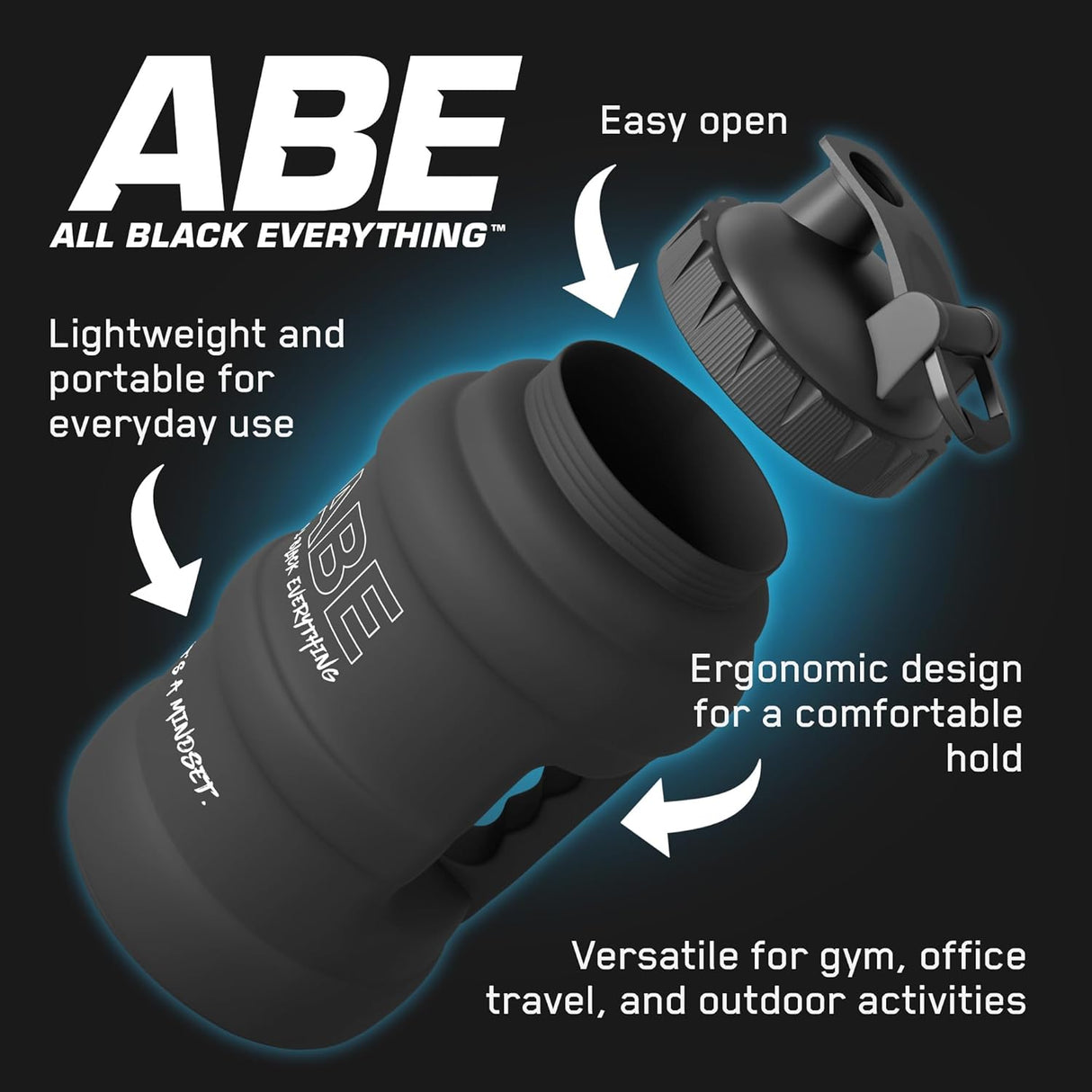Applied Nutrition Hydration ABE Jug – 2.5L High Capacity Water Damacana Bottle