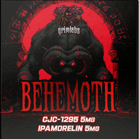 BEHEMOTH - CJC 1295 5mg, IPAMORELIN 5mg & BACTERIOSTATIC WATER