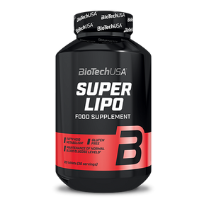 BioTech USA Super Lipo Fat burner (HCA+L-carnitine+Green tea+CLA+Garcinia cambogia) 120 tablets