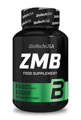 BioTechUSA ZMB+ZMA Capsules - Hormone Optimiser with Zinc, Magnesium Vitamin B6 - Testo Support, 60