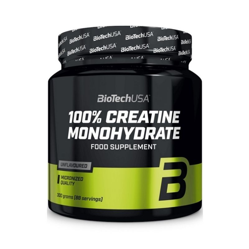 BiotechUSA BIOTECH USA 100% Creatine(Kreatin) Monohydrate 300 gram - 88 SERVİS (Amerikan versiyon)