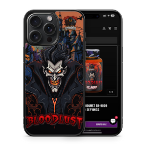 BLOODLUST DESIGN IPHONE 15 PRO MAX PARLAK TELEFON KILIFI