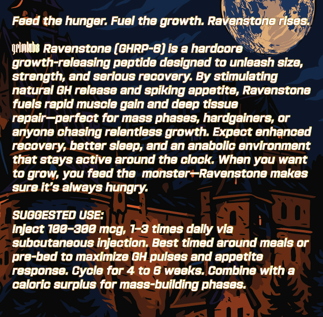 RAVENSTONE - GHRP-6 10mg & BACTERIOSTATIC WATER