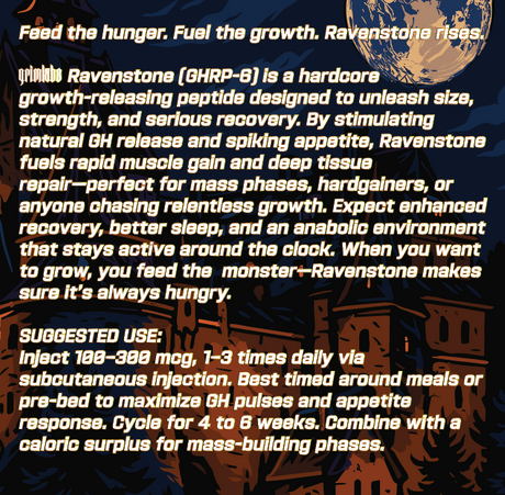 RAVENSTONE - GHRP-6 10mg & BACTERIOSTATIC WATER