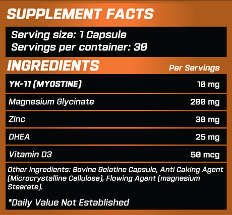 GRIMLABS YK-11 10 MG 30 SERVINGS