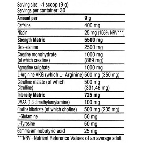 KEVIN LEVRONE SCATTERBRAIN 2.0 30 SERVINGS