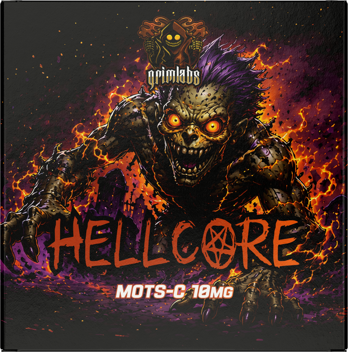GRIMLABS HELLCORE MOTS-C 10MG + BAC WATER – WARSUPPS