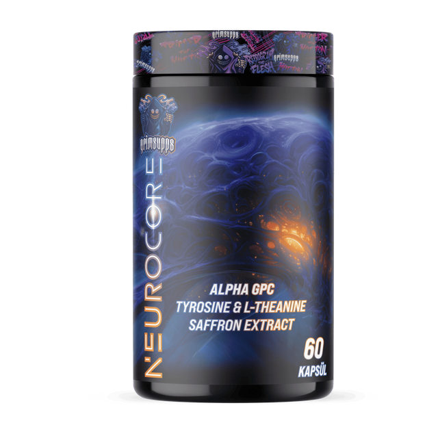 GRIMSUPPS NEUROCORE NOOTROPIK ALPHA GPC & TIROZIN 60 Kapsül