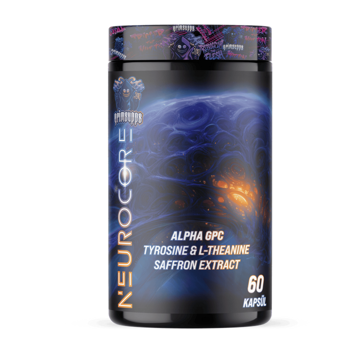 GRIMSUPPS NEUROCORE NOOTROPIK ALPHA GPC & TIROZIN 60 Kapsül