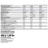 OLIMP Blackweiler Shred Nitric Oxide Aakg Pump Booster 480 gr