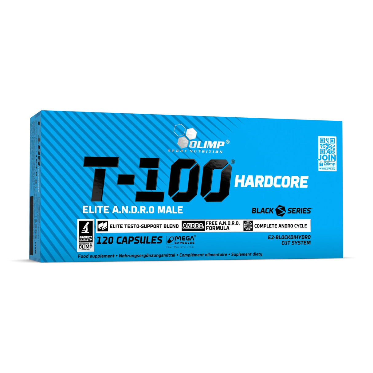 OLIMP T-100 GH HARDCORE Test Booster+Tribulus 120 caps