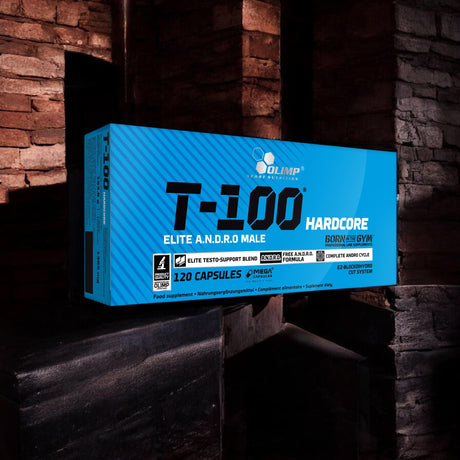 OLIMP T-100 GH HARDCORE Test Booster+Tribulus 120 caps