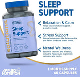 Applied Nutrition Sleep support Glycine , Theanine , Lion's mane 60 Caps
