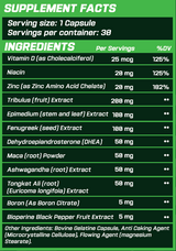 GRIMLABS SINISTER TESTO BOOSTER 30 SERVINGS