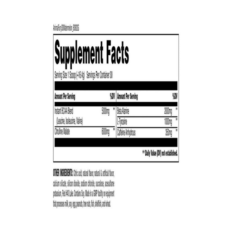 UNIVERSAL ANIMAL FURY PUMP PREWORKOUT